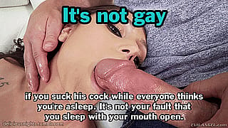 It’s definitely not gay if I suck cock in my sleep right?'