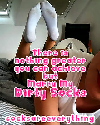 As a stupid sockssexual beta loser you cannot achieve nothing greater than marrying my dirty socks! Its your beta destiny my little beta loser! SocksAreEverything2 on ImageFap'